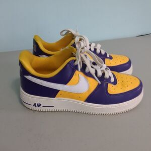 Size 7.5 - Nike Air Force 1 Low Be True To Her School - LSU W